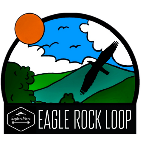 ExploreMore Eagle Rock Loop Sticker